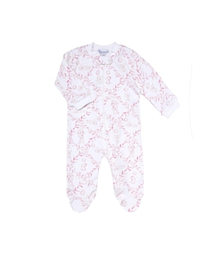 Nellapima Girls' Pink Gingham Zipper Footie - Baby In Pink Bears Trellace