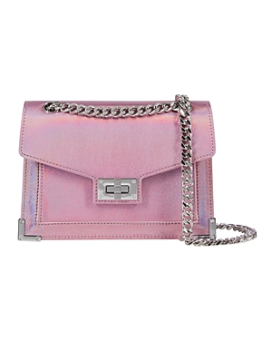 The Kooples Womens Sweet Pink Emily Leather Shoulder Bag