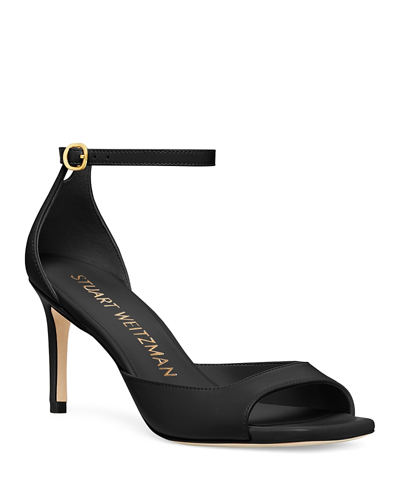 Stuart Weitzman Women's Nudistia 75 Ankle Strap High Heel Sandals · 8.5