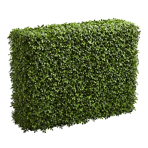 Shop Nearly Natural 39in. Boxwood Artificial Hedge (indoor/outdoor) In Green
