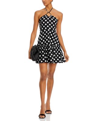 Aqua polka dot dress best sale