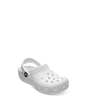 Crocs Unisex Classic Clogs - Little Kid In White