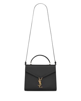  Cassandra Mini Top Handle Bag in Grain De Poudre Embossed Leather