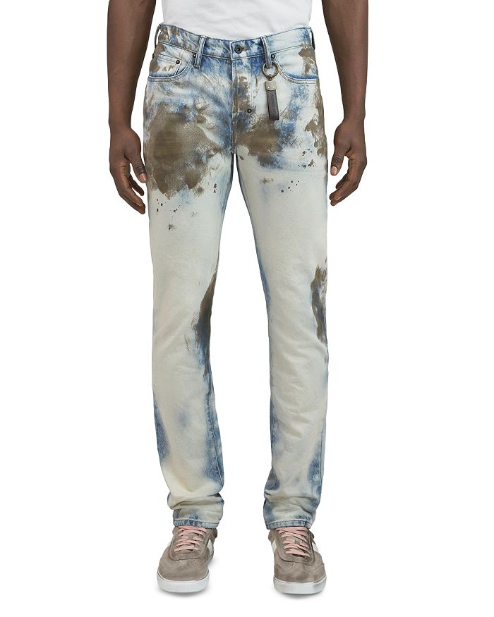 PRPS Fuji Slim Fit Tapered Distressed Jeans in Indigo Blue | Bloomingdale's