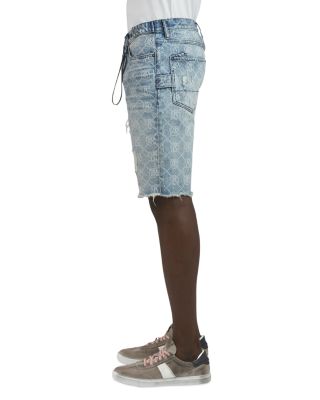 Ueda Raw Edge Distressed Denim 11" Shorts