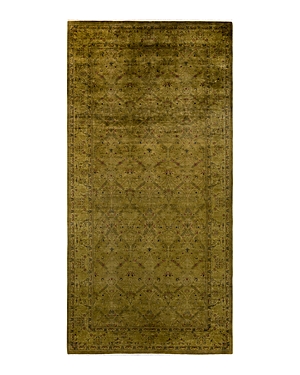 Bloomingdale's Fine Vibrance M1450 Area Rug, 6'1 X 12'4 In Green