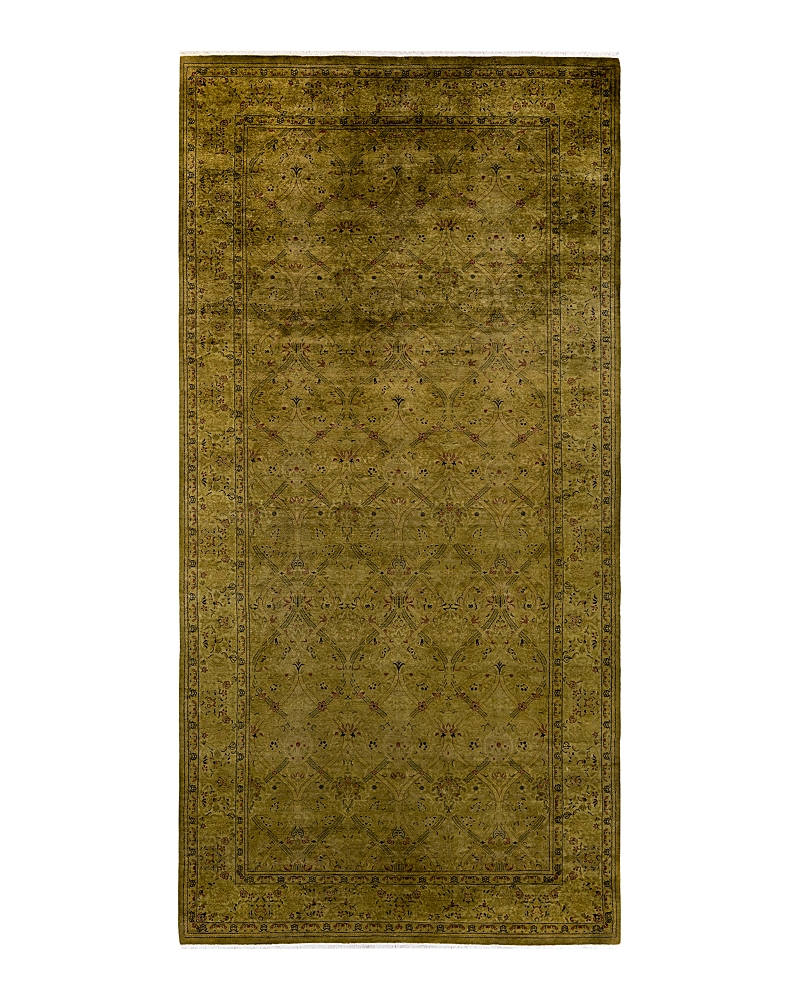 Bloomingdale's Fine Vibrance M1450 Area Rug, 6'1 X 12'4 In Green