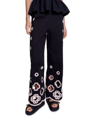 Maje - Pilmeraie Crocheted Pants