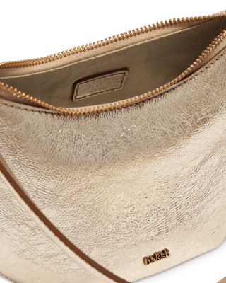 Swing Metallic Leather Shoulder Bag