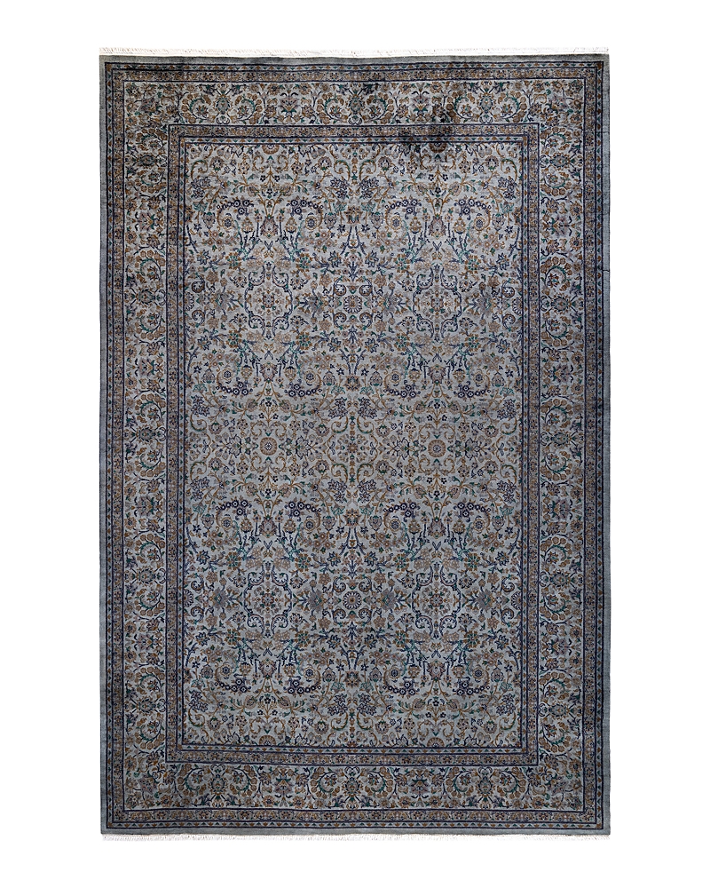Bloomingdale's Fine Vibrance M1117 Area Rug, 6'2 X 9'6 In Gray