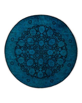 Bloomingdale's Fine Vibrance M1298 Round Area Rug, 6'1 x 6'1