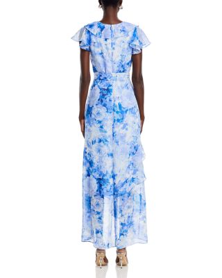 Asymmetric Ruffled Dress