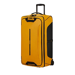 Shop Samsonite Ecodiver Large Wheeled Duffel Bag In Yellow