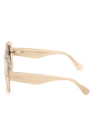 Bridge Gradient Round Sunglasses, 55mm