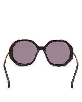 Liz Geometric Sunglasses, 55mm