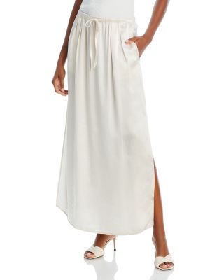 Bella Dahl Satin Drawstring Maxi Skirt