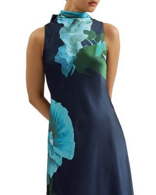 Ted Baker Timava Cowl Neck Midi Slip Dress | Bloomingdale's