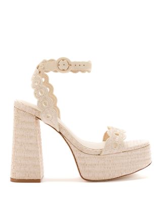 Women's Dolly Broderie Slip On Sandals