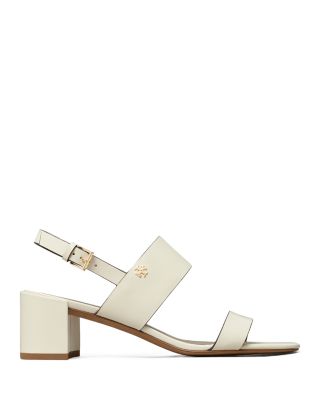Women's Leather Block Heel Sandals
