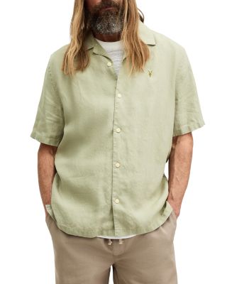 ALLSAINTS - Audley Short Sleeved Relaxed Fit Button Down Shirt
