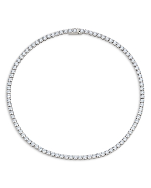 Nadri 4mm Cubic Zirconia Tennis Necklace, 16 In Silver