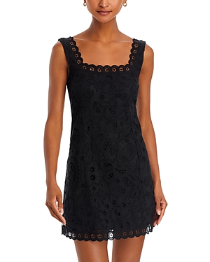 Sea Lovina Lace Mini Dress In Black