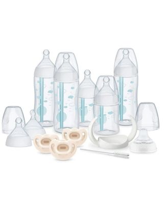 NUK 14 Piece Smooth Flow Pro Anti Colic Bottle, Pacifier & Cup Newborn ...