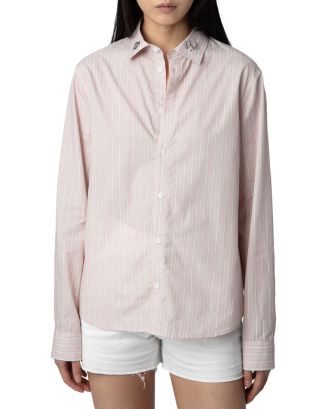 Zadig & Voltaire Sydna Raye Cool Cat Cotton Shirt