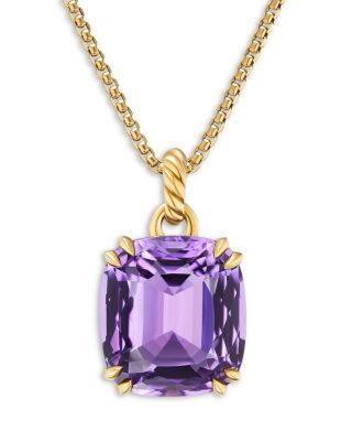 Marbella Pendant in 18K Yellow Gold with Gemstones, 22mm