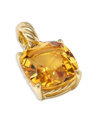 David Yurman - Marbella Pendant in 18K Yellow Gold with Gemstones, 12mm