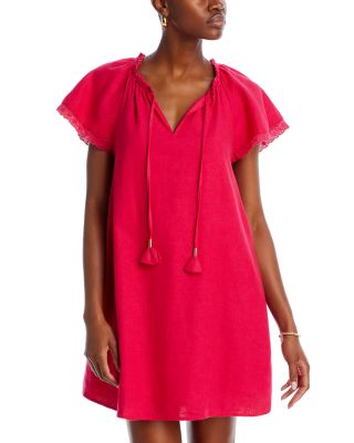 Cupio - Split Neck Mini Dress