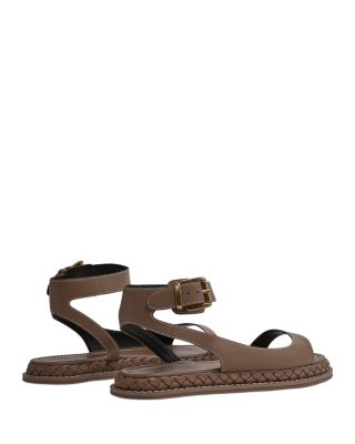 Gabi Plaited Flat Sandals