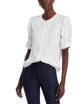 T Tahari - Mandarin Collar Blouse