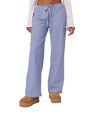 EDIKTED OLIVIA STRIPED LOOSE FIT PANTS