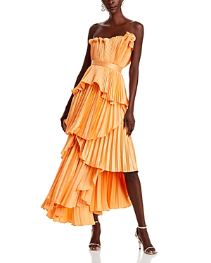 Janey Tiered Shell Midi Dress
