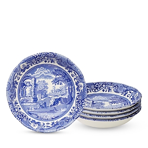 Royal Worcester & Spode Blue Italian Cereal Bowl, Set of 4