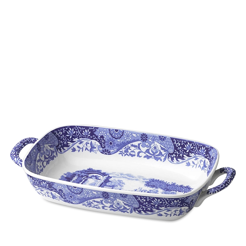 Royal Worcester & Spode Spode Blue Italian Handled Serving Dish In Blue
