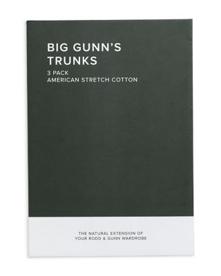 Big Gunn's Boxer Trunks, Pack of 3