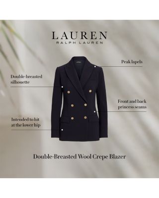 Wool Crepe Blazer
