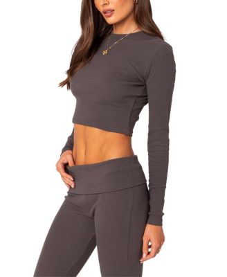 Coffee Break Ribbed Top