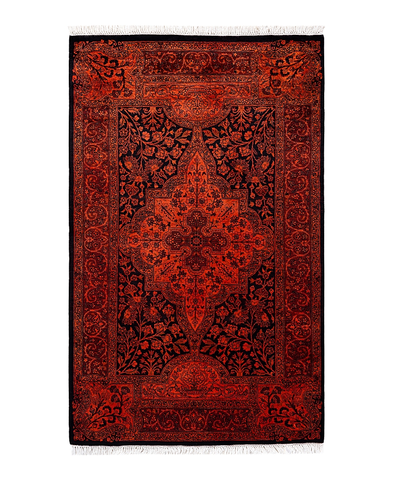 Bloomingdale's Fine Vibrance M1113 Area Rug, 3'2 X 5'1 In Orange