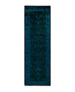 Bloomingdale's Fine Vibrance M1355 Runner Area Rug, 2'7 X 8'2 In Blue