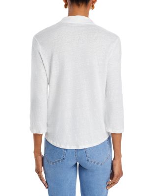 Stretch Linen Button Up Shirt