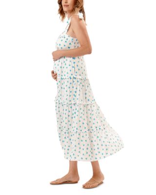 Mara Floral Tie Shoulder Maxi Dress