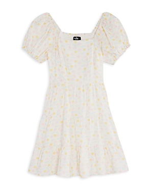 Aqua Girls' Seashell Dress - Little Kid, Big Kid In White Multi - Pastel Seashells