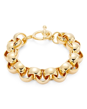 Shop Kenneth Jay Lane Chain Bracelet In Gold