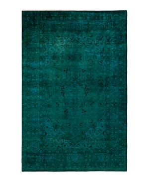 Shop Bloomingdale's Fine Vibrance M1271 Area Rug, 6'2 X 9'4 In Green