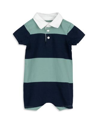 Miles The Label Boys' Striped Rugby Romper - Baby | Bloomingdale's Kids