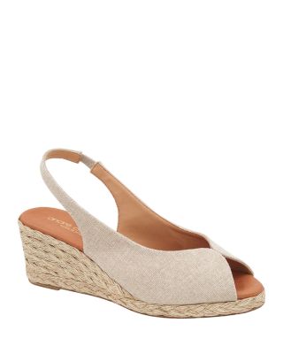 Andre Assous - Women's Audrey Slip On Slingback Espadrille Wedge Pumps