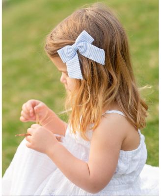 Girls' Seersucker Hair Bow - Little Kid